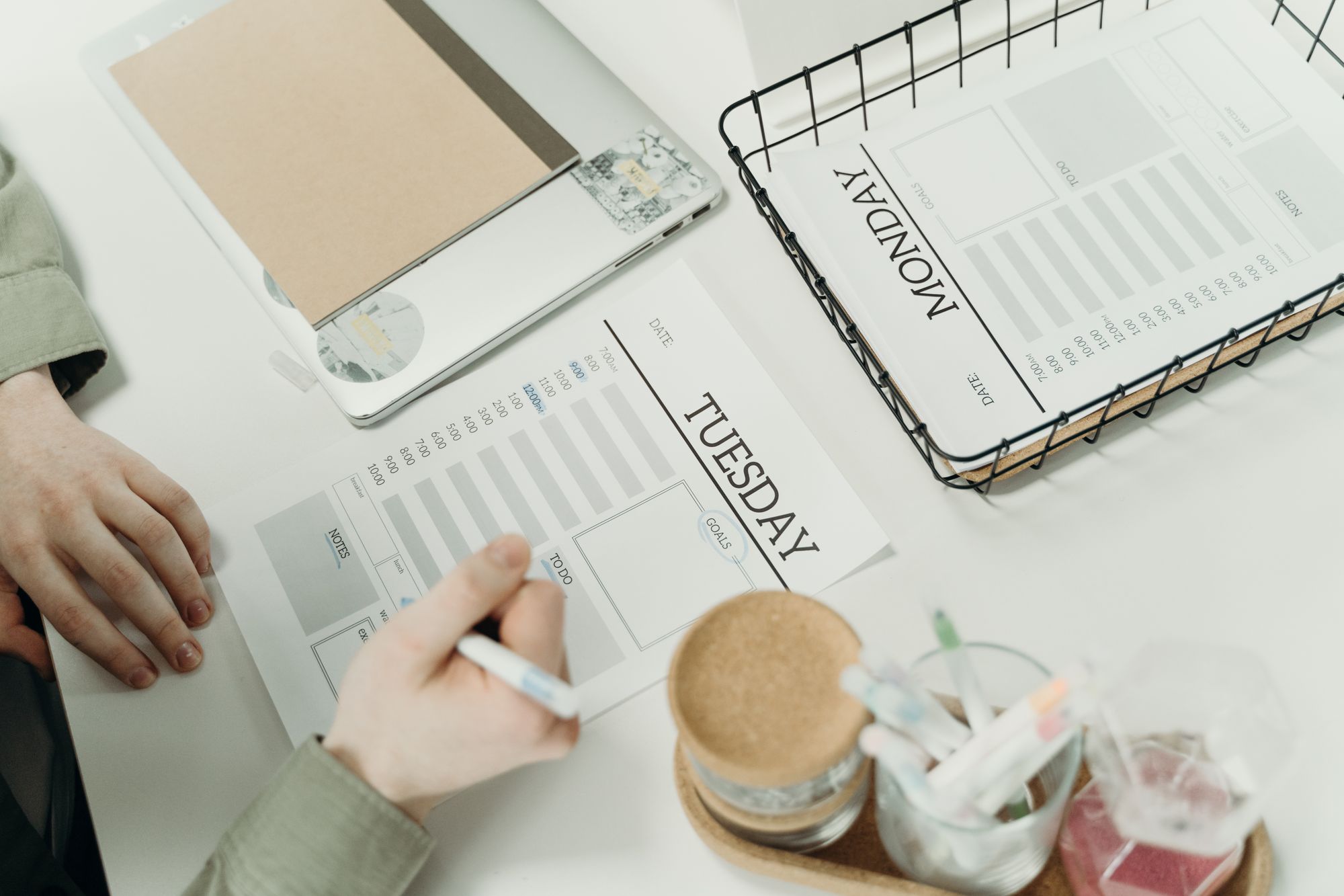 A manager building a balanced staff schedule