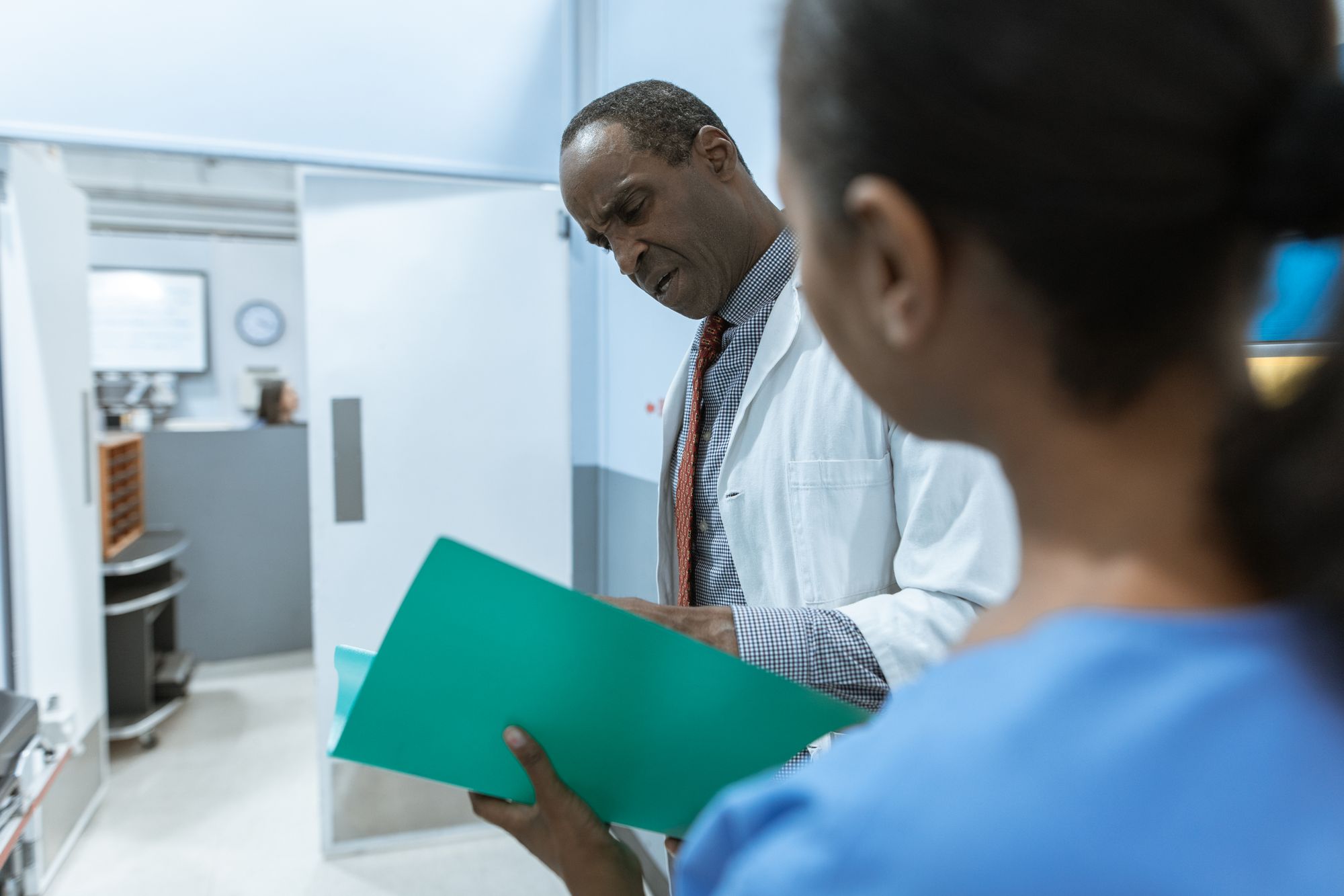 A care coordinator keeping a referral within the practice network